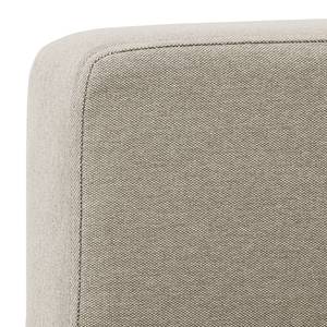 Hoekbank Portobello geweven stof Stof Selva: Beige - Breedte: 207 cm - Longchair vooraanzicht links