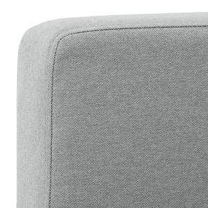 Ecksofa Portobello Webstoff Stoff Selva: Silbergrau - Breite: 251 cm - Longchair davorstehend links