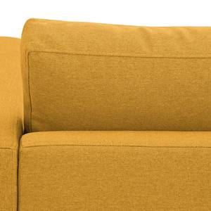 Ecksofa Portobello Webstoff Stoff Selva: Senfgelb - Breite: 293 cm - Longchair davorstehend links