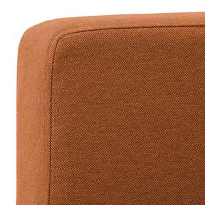 Ecksofa Portobello Webstoff Webstoff Milan: Rostbraun - Breite: 207 cm - Longchair davorstehend rechts