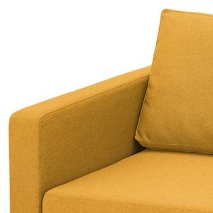 Ecksofa Portobello Webstoff Stoff Selva: Senfgelb - Breite: 207 cm - Longchair davorstehend rechts