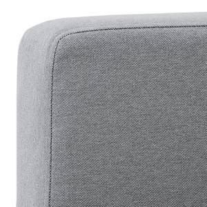 Ecksofa Portobello Webstoff Stoff Ramira: Silber - Breite: 207 cm - Longchair davorstehend rechts