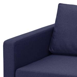 Hoekbank Portobello geweven stof Geweven stof Milan: Lichtblauw - Breedte: 207 cm - Longchair vooraanzicht rechts