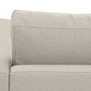 Hoekbank Portobello geweven stof Stof Selva: Beige - Breedte: 251 cm - Longchair vooraanzicht rechts