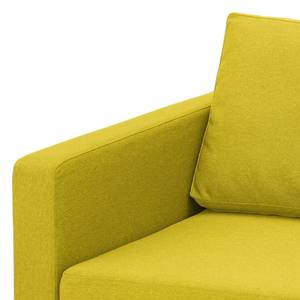 Ecksofa Portobello Webstoff Webstoff Milan: Gelb - Breite: 251 cm - Longchair davorstehend rechts