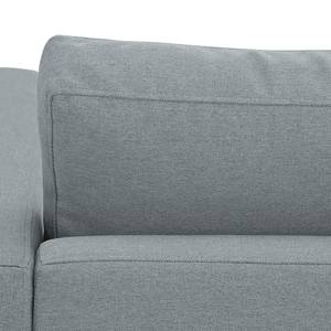 Ecksofa Portobello Webstoff Stoff Selva: Grau - Breite: 251 cm - Longchair davorstehend rechts