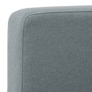 Ecksofa Portobello Webstoff Stoff Selva: Grau - Breite: 251 cm - Longchair davorstehend rechts