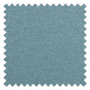 Canapé d'angle Portobello Tissu Tissu Selva : Bleu clair - Largeur : 251 cm - Méridienne courte à droite (vue de face)