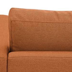 Ecksofa Portobello Webstoff Webstoff Milan: Rostbraun - Breite: 251 cm - Longchair davorstehend rechts