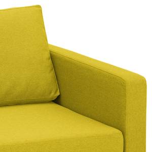 Ecksofa Portobello Webstoff Webstoff Milan: Gelb - Breite: 293 cm - Longchair davorstehend rechts