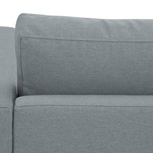 Ecksofa Portobello Webstoff Stoff Selva: Grau - Breite: 293 cm - Longchair davorstehend rechts