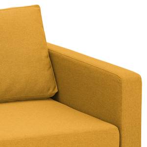 Ecksofa Portobello Webstoff Stoff Selva: Senfgelb - Breite: 293 cm - Longchair davorstehend rechts