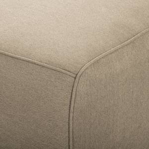 Ecksofa Pracht Microfaser - Beige - Ottomane davorstehend links