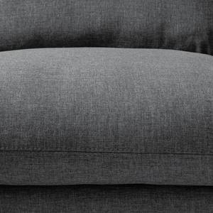 Canapé d'angle Radway Tissage à plat - Gris - Méridienne longue à gauche (vue de face)