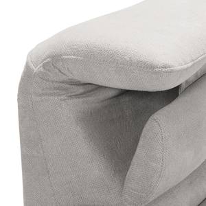Canapé d'angle Reedy (convertible) Tissu - Granit - Méridienne courte à droite (vue de face)