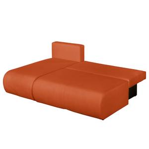 Ecksofa Rio Maria (mit Schlaffunktion) S Strukturstoff - Apricot - Longchair davorstehend links