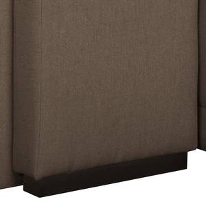 Ecksofa Risley (inkl. 2 Hocker & Schlaff Braun - Textil - 254 x 82 x 145 cm