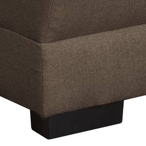 Ecksofa Risley (inkl. 2 Hocker & Schlaff Braun - Textil - 254 x 82 x 145 cm