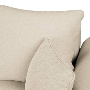 Ecksofa Summer Romance mit Schlaffunktion - Webstoff - Hellbeige - Longchair davorstehend links