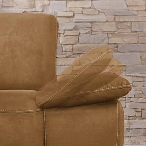 Ecksofa Rockville Microfaser Nougat - Longchair davorstehend links