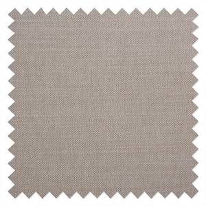 Hoekbank Rouen geweven stof - Beige - Longchair vooraanzicht links