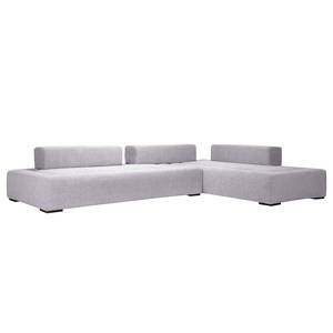 Modulares Sofa Roxbury II Webstoff Stoff Naya: Grau-Beige - 300 x 64 cm
