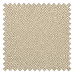 Ecksofa Samuro mit Schlaffunktion - Flachgewebe / Strukturstoff - Beige - Longchair davorstehend links