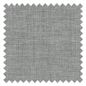 Canapé d'angle Silvano Tissu gris Méridienne à gauche (vue de face) Avec 1 appui-tête