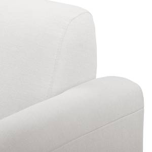 Canapé d'angle Sisto Blanc - Textile - 245 x 76 x 164 cm