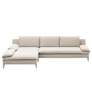 Ecksofa Smoky Bay Webstoff - Kaschmir - Longchair davorstehend links - Armlehne verstellbar