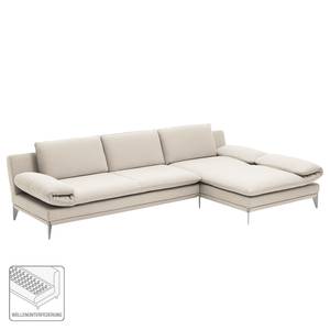 Ecksofa Smoky Bay Webstoff - Kaschmir - Longchair davorstehend rechts - Keine Funktion