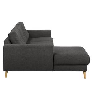 Ecksofa Sola Flachgewebe Longchair davorstehend links