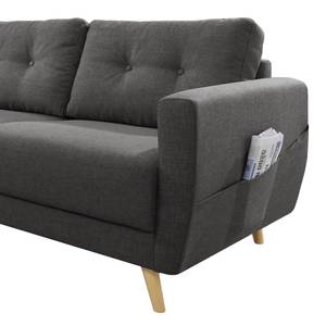 Ecksofa Sola Flachgewebe Longchair davorstehend links