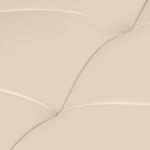 Ecksofa Soliera (mit Schlaffunktion) Echtleder - Beige - Longchair davorstehend links - Schlaffunktion