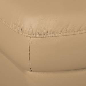 Canapé d'angle Songea Cuir véritable / Imitation cuir - Caramel - Méridienne courte à gauche (vue de face) - Avec fonction couchage - Fonction relaxation