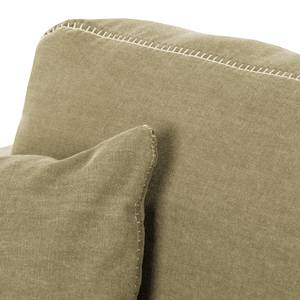 Canapé d'angle Sorini Textile Méridienne à  gauche (vue de face) - Kaki