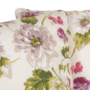 Hoekbank Summer Romance geweven stof - beige - gebloemd - longchair vooraanzicht rechts