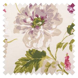 Hoekbank Summer Romance geweven stof - beige - gebloemd - longchair vooraanzicht rechts