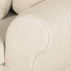 Ecksofa Summer Romance Webstoff Creme - Longchair davorstehend links