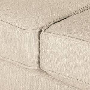 Ecksofa Summer Romance Webstoff Creme - Longchair davorstehend links