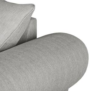 Ecksofa Summer Romance Webstoff Grau - Longchair davorstehend links