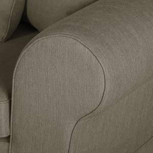 Ecksofa Summer Romance Webstoff Taupe - Longchair davorstehend links