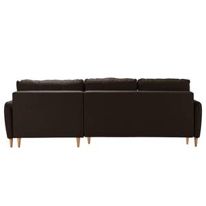 Ecksofa Sundance (mit Schlaffunktion) Espresso - Longchair davorstehend rechts