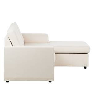 Ecksofa Sweet Stoff Beige - Ottomane links oder rechts montierbar