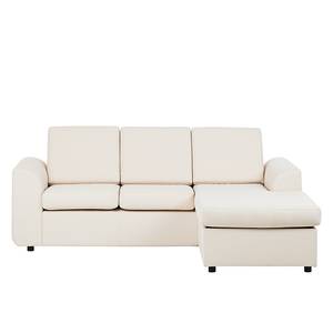 Ecksofa Sweet Stoff Beige - Ottomane links oder rechts montierbar