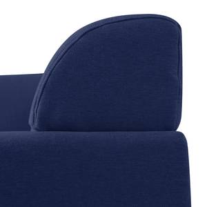 Canapé d'angle Sydney Tissu - Tissu Lotana : Bleu - Méridienne longue à gauche (vue de face)