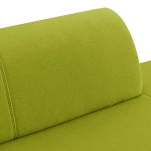 Canapé d'angle Sydney Tissu - Tissu Lotana : Vert - Méridienne longue à droite (vue de face)