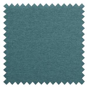 Canapé d'angle Sydney Tissu - Tissu Lotana : Turquoise - Méridienne longue à gauche (vue de face)