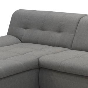 Ecksofa Tacoma Strukturstoff Cappuccino - Longchair davorstehend links