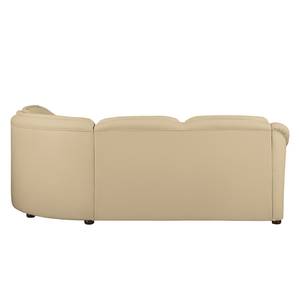 Ecksofa Tamba (mit Schlaffunktion) Kunstleder - Beige - Schlaffunktion davorstehend links